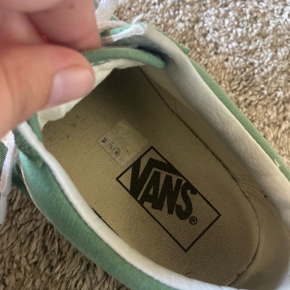 Green Old Skool Vans - Picture 5 of 10